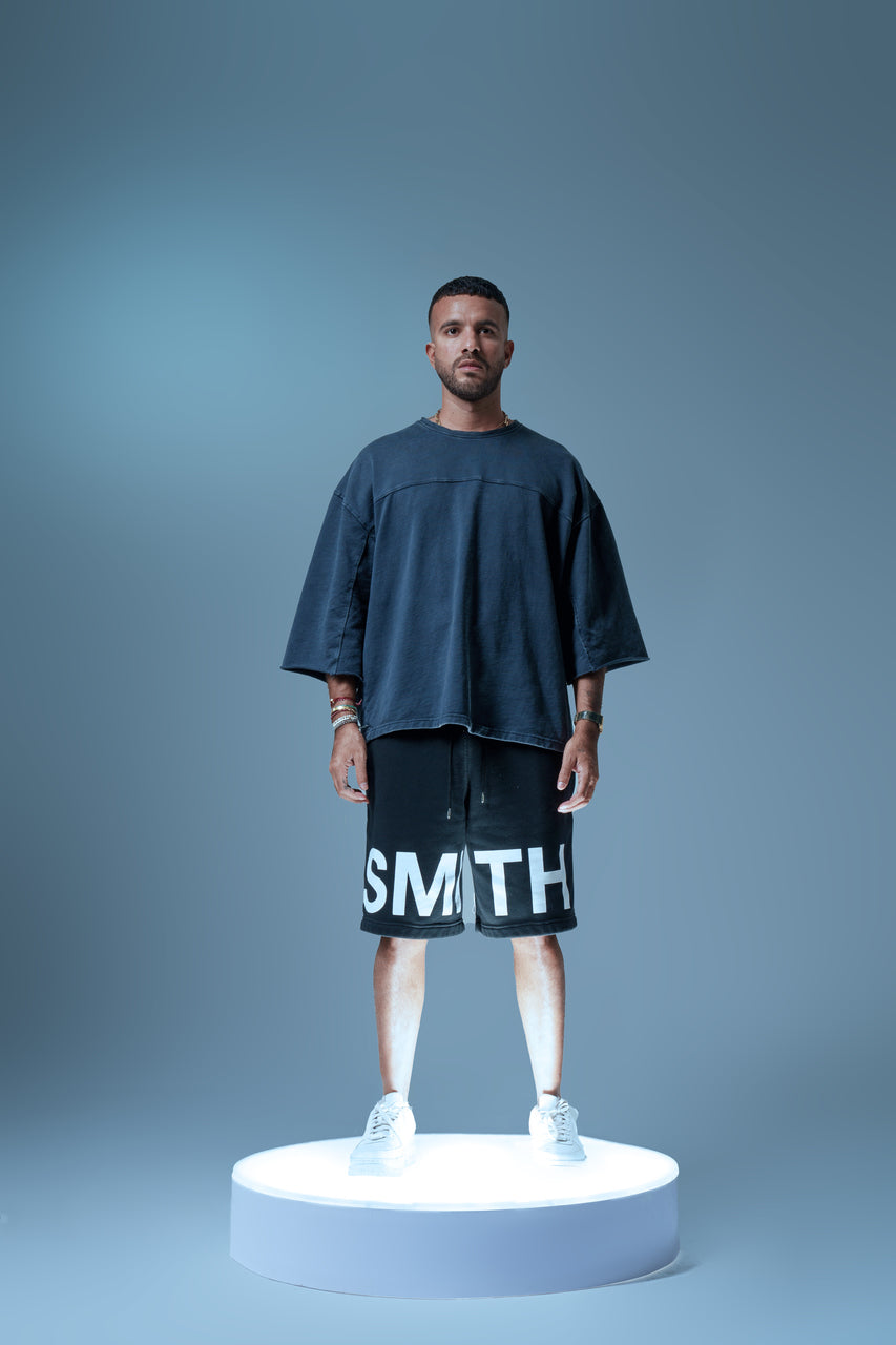 MID SLEEVE GREY-BLUE